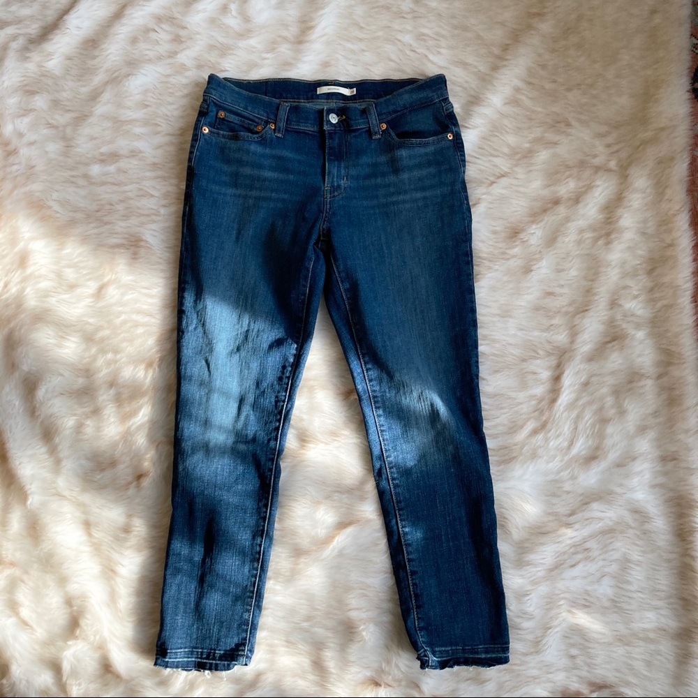 Levi Boyfriend Blue Jeans